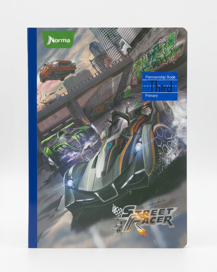 Libreta Caligrafia Primaria 3ro Street Racer 160 PG