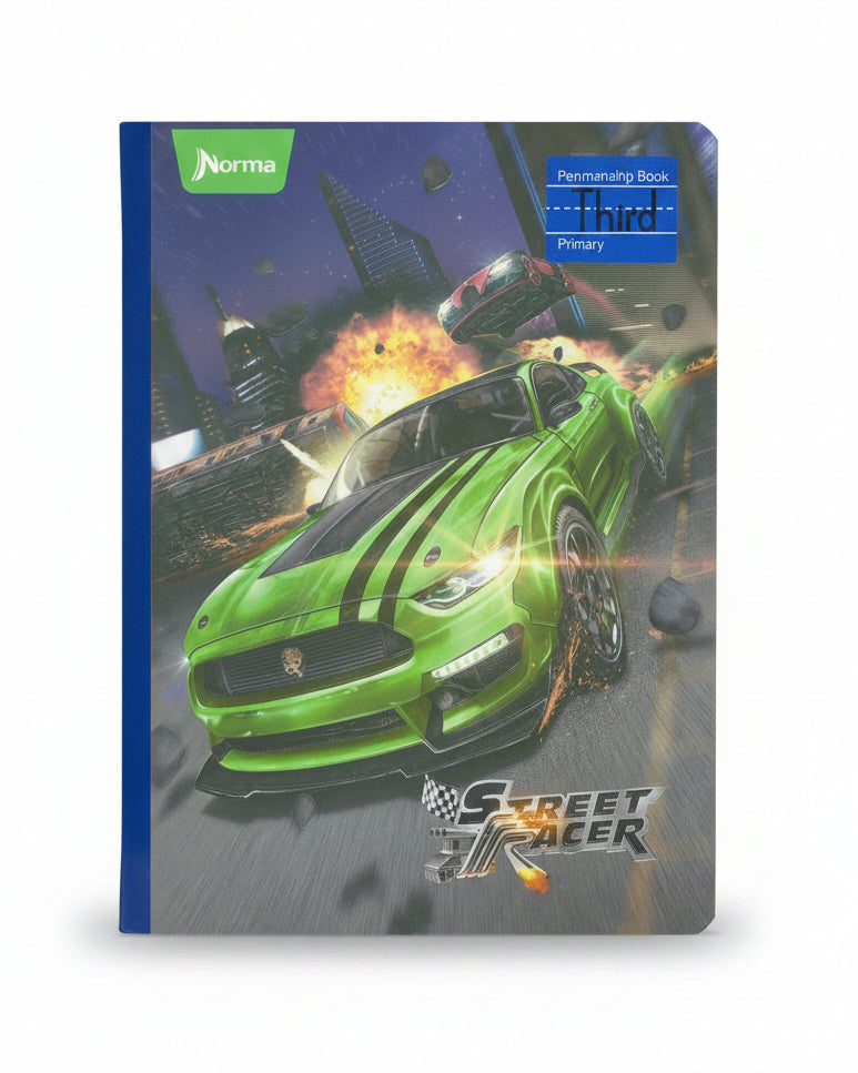Libreta Caligrafia Primaria 3ro Street Racer 160 PG