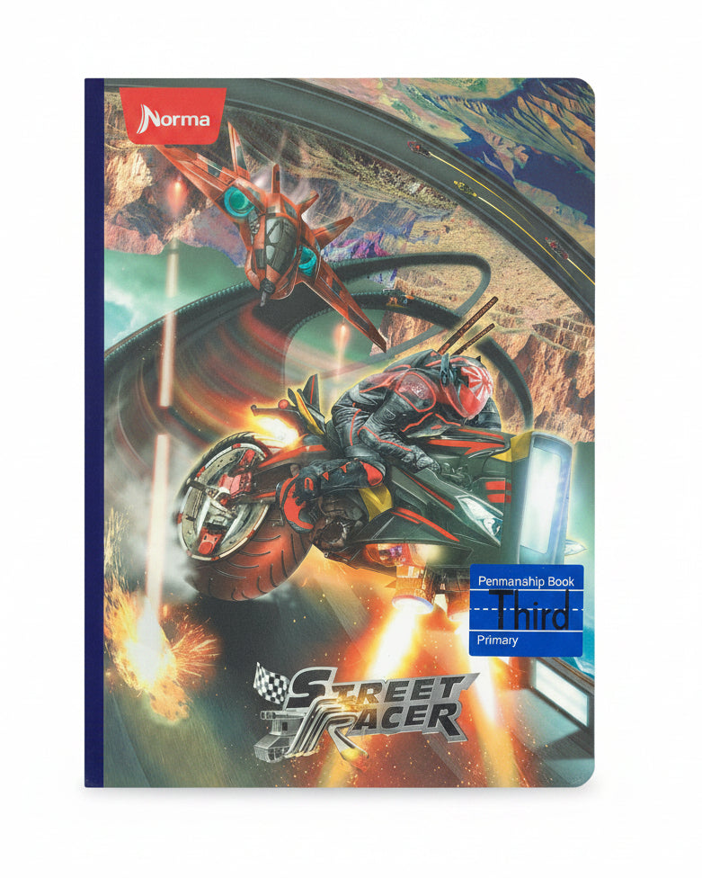 Libreta Caligrafia Primaria 3ro Street Racer 160 PG