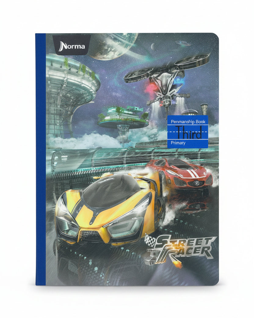 Libreta Caligrafia Primaria 3ro Street Racer 160 PG