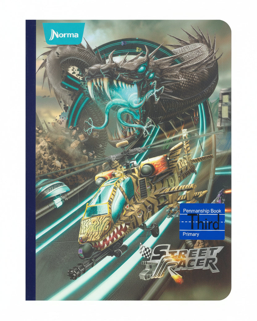 Libreta Caligrafia Primaria 3ro Street Racer 160 PG