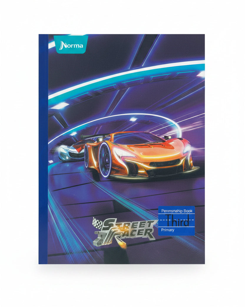 Libreta Caligrafia Primaria 3ro Street Racer 160 PG