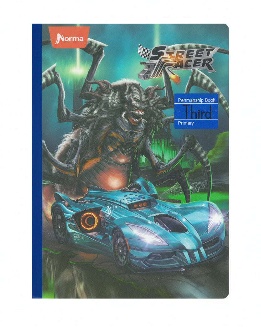 Libreta Caligrafia Primaria 3ro Street Racer 160 PG