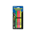 PEN STYLE FLUORESCENT HIGHLIGHTERS W/GRIP PQ.4