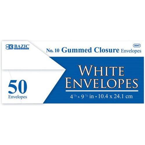 SOBRE BLANCO #10 | PQ.50