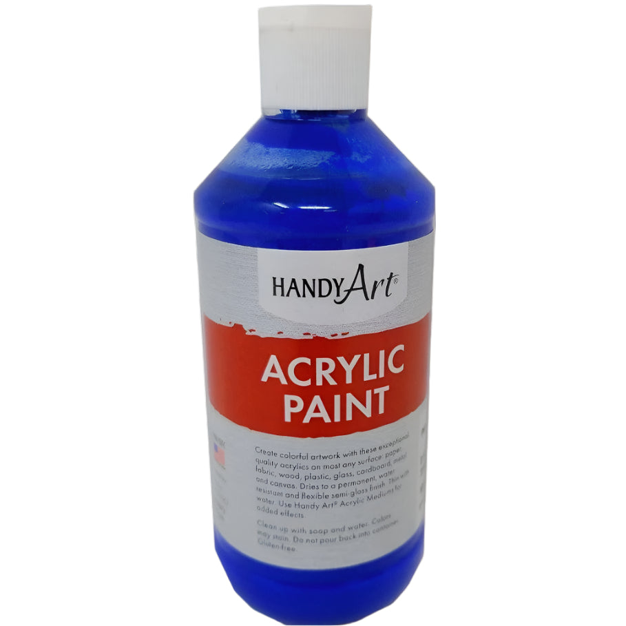 ACRYLIC PAINT PHTHALO BLUE 8 OZ