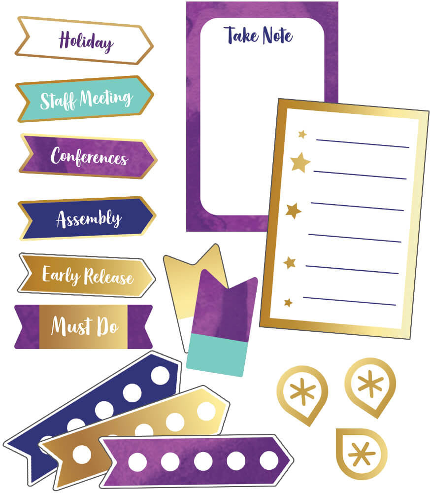 Galaxy Planner Accents Stickers | 252 Stick