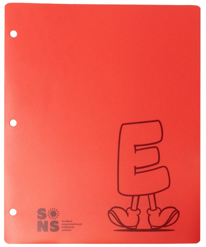 Cartapacios Plasticos Rojo