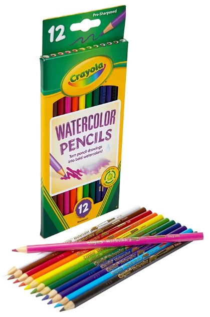 Crayola Watercolor Pencils Pkg. 12