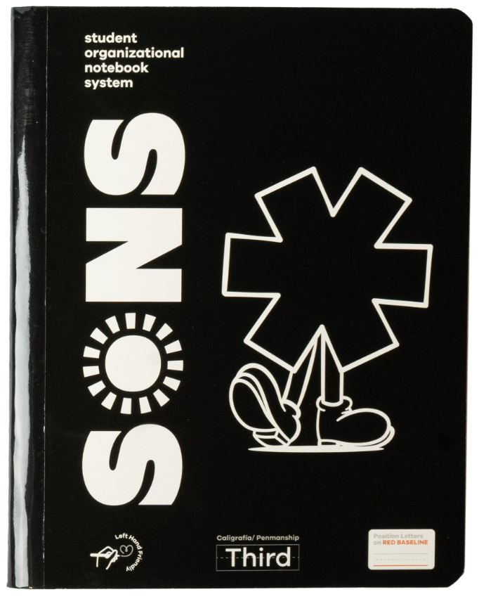 Libreta Caligrafia Primaria 3ro Negro 200 PG