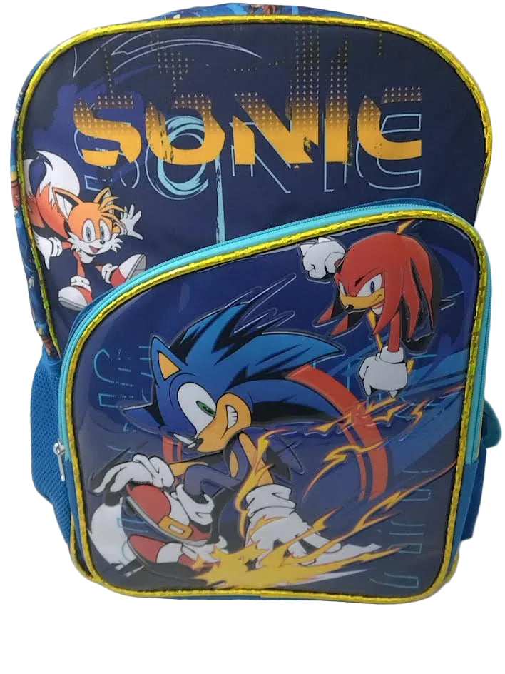 MOCHILA PRIMARIA INFANTIL MASCULINO SEGA MODERN SONIC (17 IN)