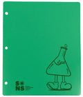 Cartapacios Plasticos Verde