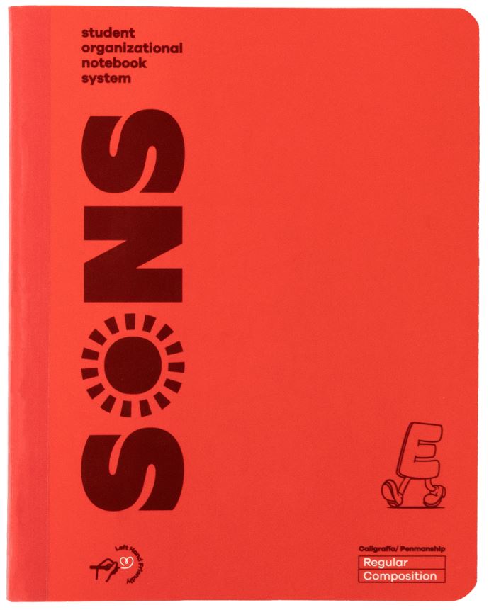 Libreta de Composición Regular Rojo 200 PG