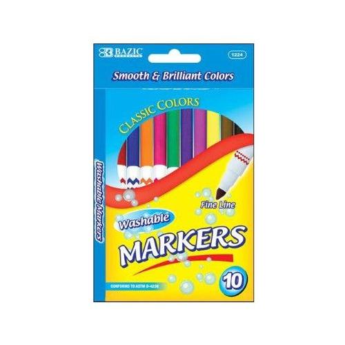 Color Super Tip | Washable Markers | pqt 10