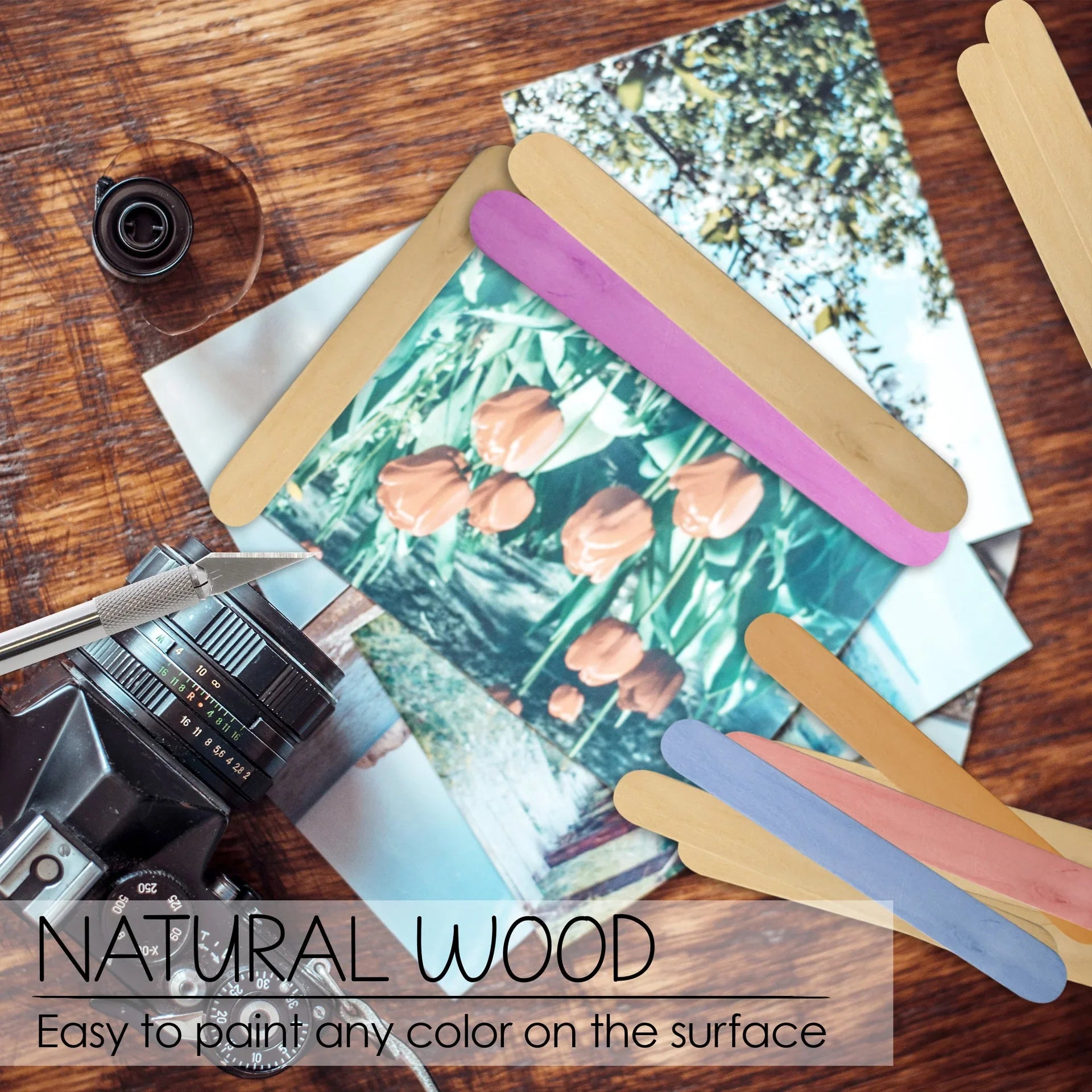 Jumbo Natural Craft Stick (500/Box)