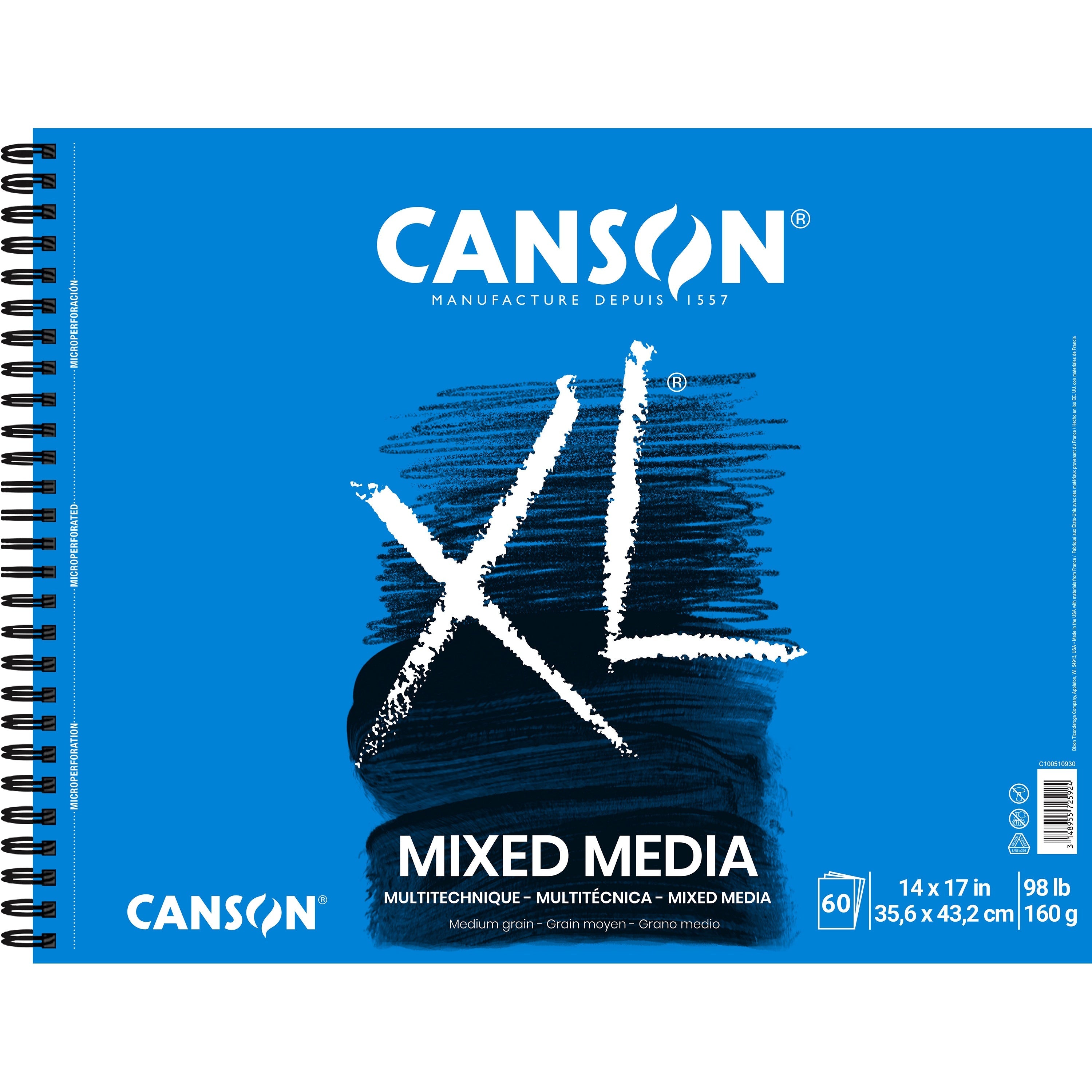 Canson XL Mixed Media Pad | 14"X17" | 60 Sheets