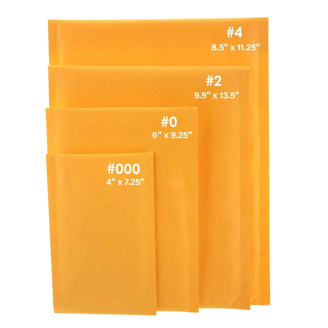 9.5" X 13.5" (#4) Self-Seal Bubble Mailers (2/Pack)