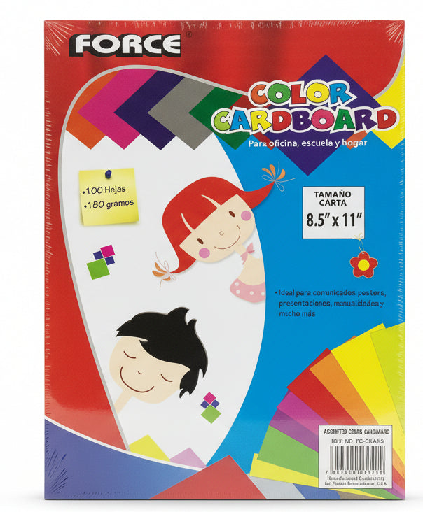 Color Cardboard | Assoted Color | 100pc