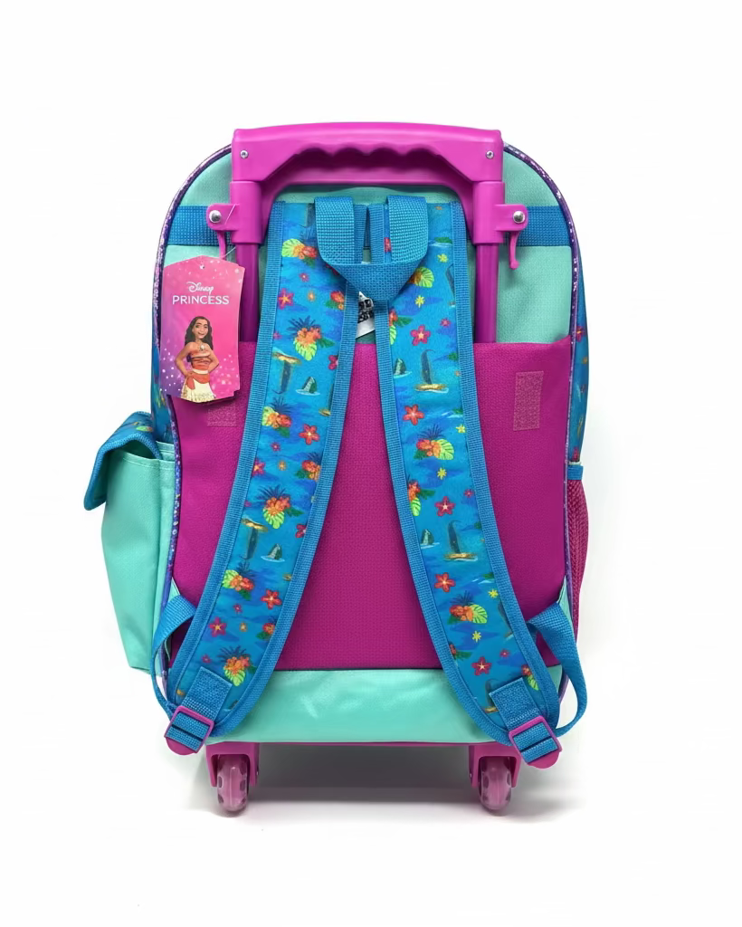 MOCHILA PRIMARIA CON RUEDAS INFANTIL FEMENINO DISNEY MOANA