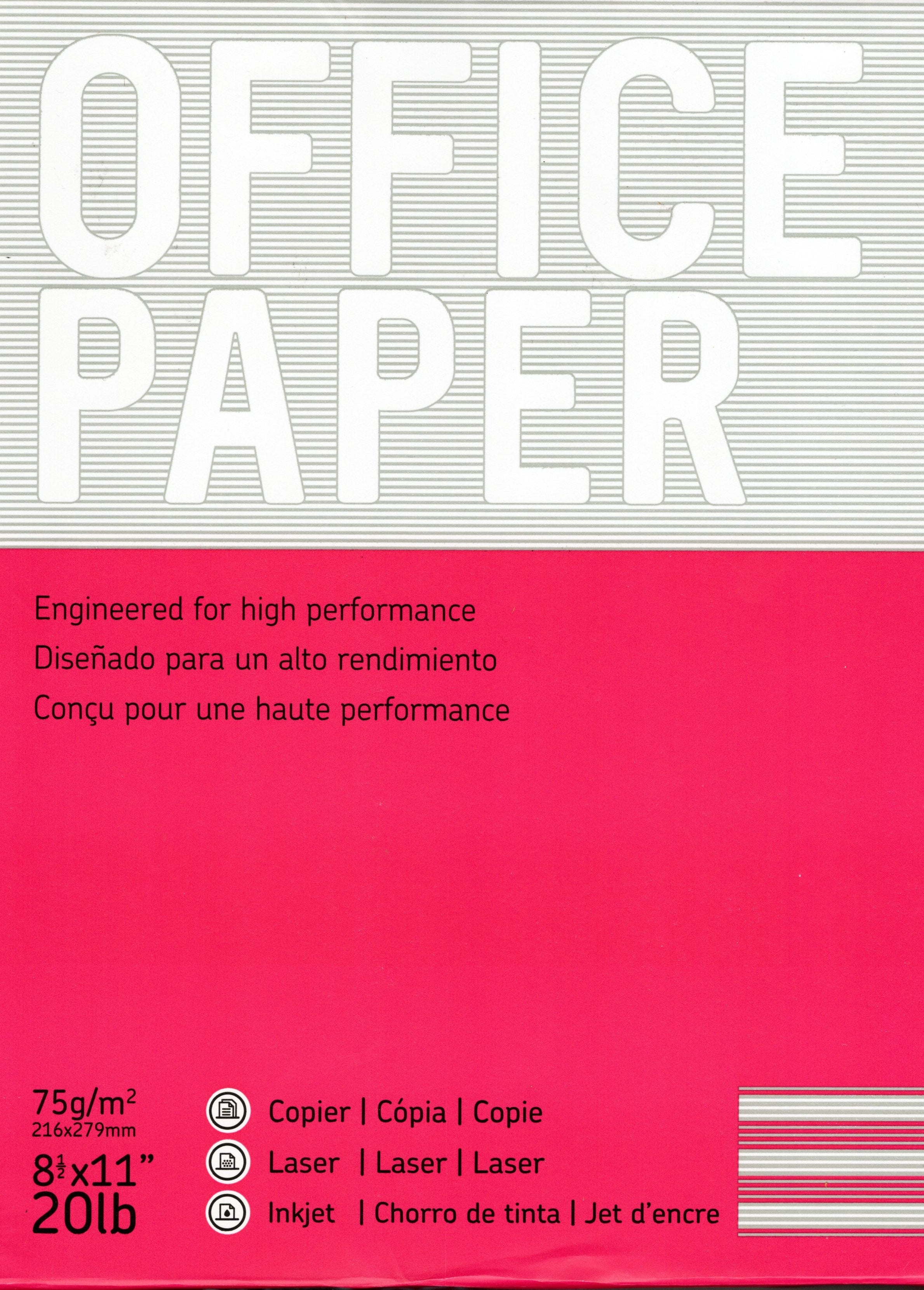 Papel Copia  20 lb  8.5" x 11"