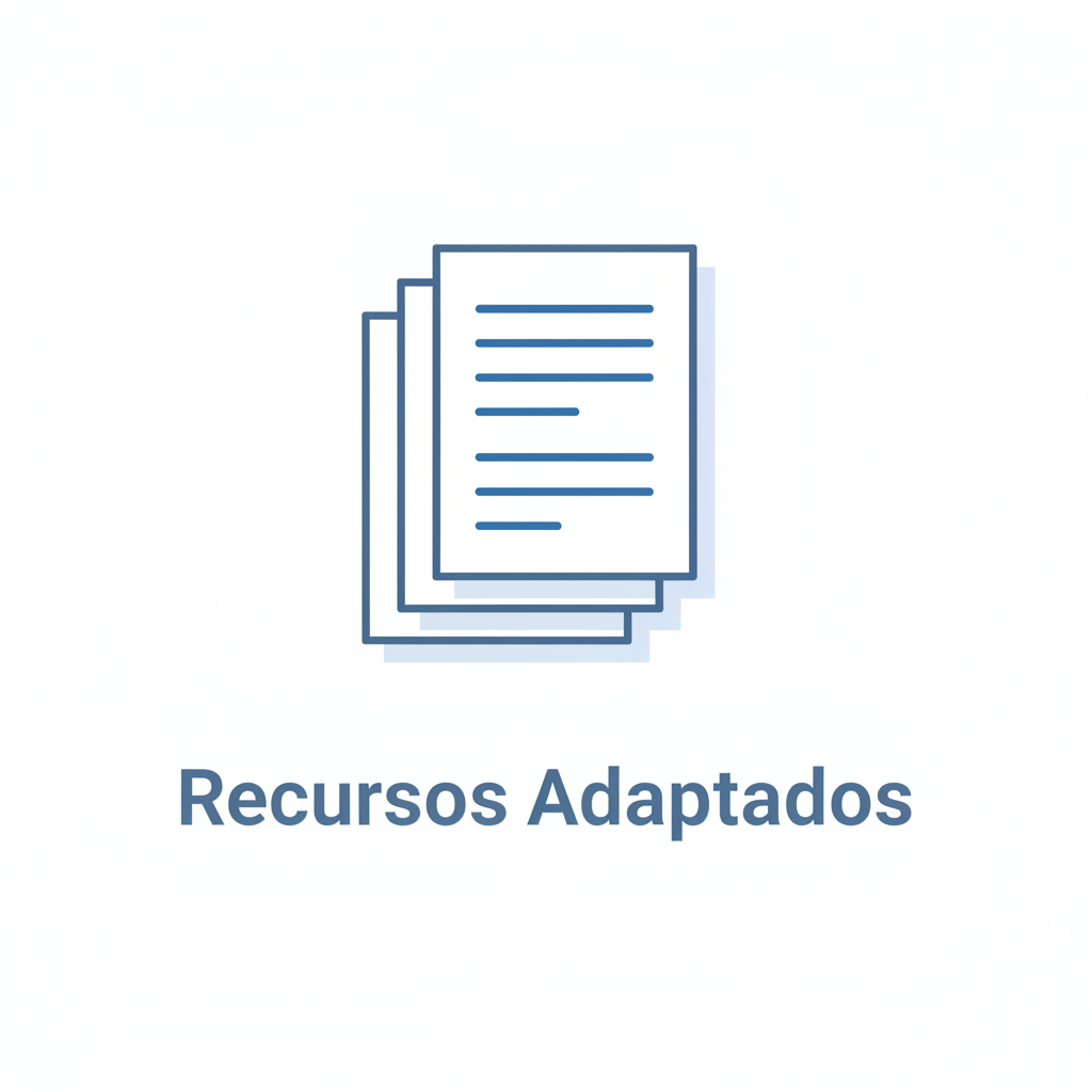 RECURSOS DE APOYO Y MATERIAL DIDÁCTICO ADAPTADO