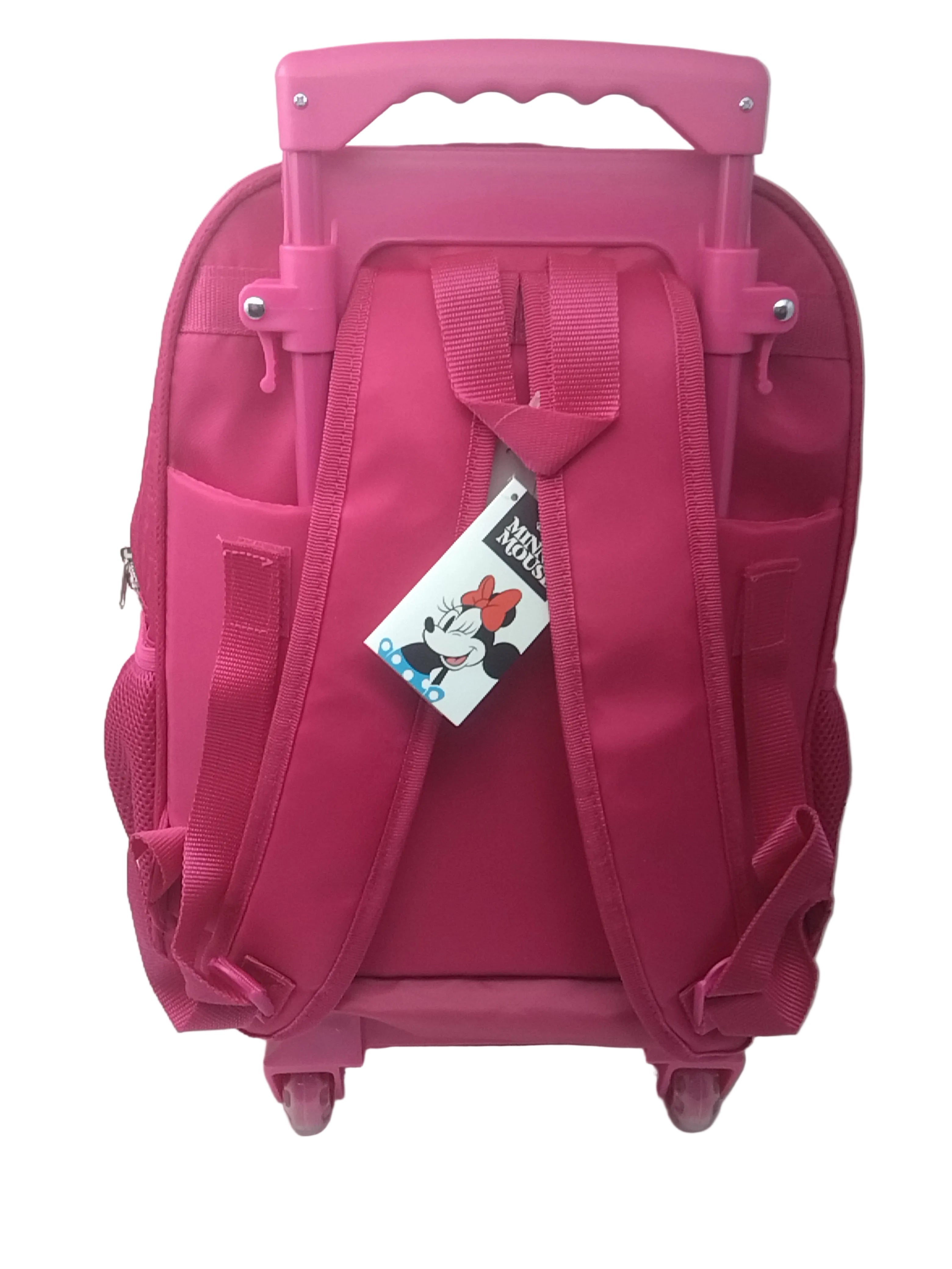 MOCHILA PRIMARIA CON RUEDAS INFANTIL FEMENINO DISNEY MINNIE (17)